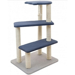 Когтеточка комплекс Дарэлл Navy лесенка 60*50*95см 