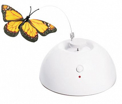 Игрушка для кошек интерактивная SMART TOYS на батарейках Бабочка 13*13*27см Triol
