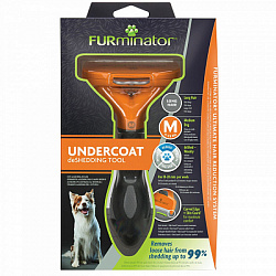 Фурминатор FURminator M для средних собак с длинной шерстью (30017т)