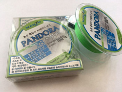 Шнур Hanzo Pandora Premium x8 150м Flash Green 0.10мм 6,4кг