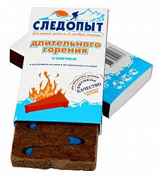 Спички  Следопыт-Экстрим охотничьи длительного горения 10шт