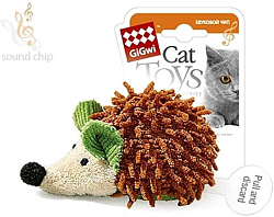 Игрушка для кошек GiGwi Ёжик с чипом электронным/ткань, пластик 75033