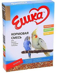 Ешка кормовая смесь для попугаев мелких и средних 500гр
