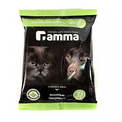 Салфетки влажные Gamma для шерсти 15 шт.