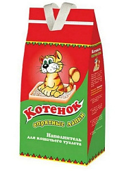 Котенок Опрятные лапки впитывающий наполнитель 3,5л
