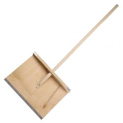 Лопата снеговая фанерная 380/380мм с черенком