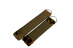 Когтеточка ZooMoDa пенька/мех плоская средняя №211