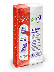 Пеленки впитывающие для животных PETMIL WC 60*90 сорбент 5шт
