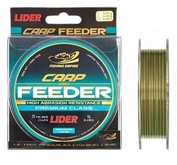 Леска LIDER CARP PLUS FEEDER CAMOU 300м  0,283мм