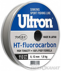 Леска Ultron Fluorocarbon 0,60мм 24кг 25м прозрачная