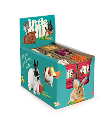 Лакомство для грызунов Little One Корзинка из луговых трав 65г 