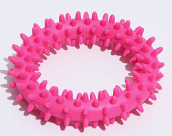 Игрушка для собак жевательная "Кольцо с шипами" TPR 9см 7520871