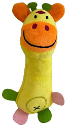 Игрушка для собак ЗР Жираф плюш с пищалкой 19 см С0212