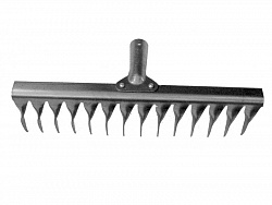 Грабли витые 14 зубьев нержавейка без черенка