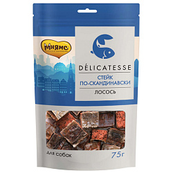 Мнямс Delicatesse Лакомство для собак стейк по-скандинавски 75гр