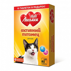 МультиЛакомки Активный питомец для кошек 70таб L108
