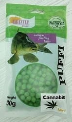 Насадка пенотесто PUFFI Grizzly baits Конопля