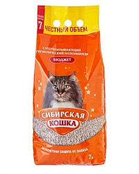 Сибирская Кошка Бюджет Впитывающий наполнитель 7л