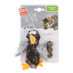 Игрушка для кошек GiGwi Утка с кошачьей мятой 75295