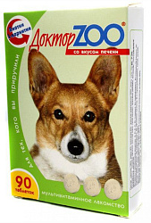 Доктор ZOO № 90 для собак печень 