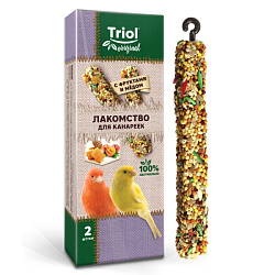 Лакомство для канареек Triol Original с фруктами и медом 55гр