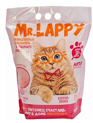 Mr Lappy впитывающий силикагелевый наполнитель Красная роза 3,8л