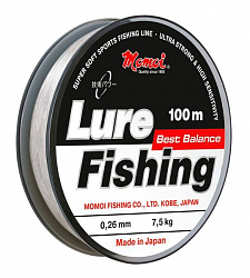Леска Lure Fishing 0.26мм 7,5кг 100м прозрачная
