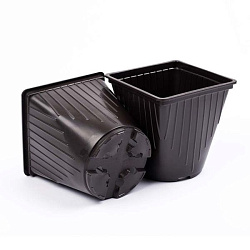 Горшок рассадный квадрат 15*15*15 2,5л формованный /Беларусь/ 