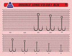 Крючок-двойник VD-081 BN Double Long №3/0