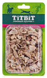 TiTBiT Б2-M лакомство для кошек высушенные воздушные кусочки говяжьего легкого 12гр