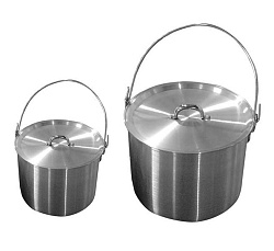 Набор котлов с крышкой Tramp 4,8л+9л Tramp TRC-085 алюминий