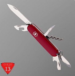 Нож перочинный VICTORINOX Camper 91мм 13 функций красный 9193951