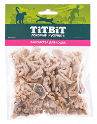 TiTBiT лакомство для кошек легкое говяжье сушеное 8гр
