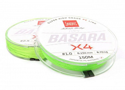 Шнур Lucky John Basara Light Green 150м 0,132мм