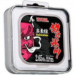 Леска RYOBI Fluorocarbon Ghost Warrior 0,205мм 30м прозр.