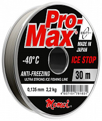 Леска Pro-Max Ice Stop 0.128мм 1.8кг30м прозрачная
