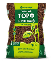 Торф БиоМастер 10л верховой раскисленный