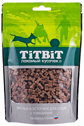 TiTBiT Лакомство для собак косточки мясные с говядиной 145гр 