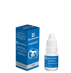Аргумистин для кошек и собак капли ушные 0,005% 10мл