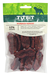 TiTBiT Золотая коллекция лакомство для собак Колбаса Чоризо 80гр