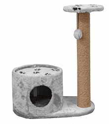 Когтеточка Домик Дарэлл Джут 95 круглый с удлиненным столбом 66*36*79см