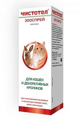 Чистотел для кошек и кроликов спрей от блох 100мл