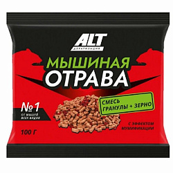 МЫШИНАЯ ОТРАВА 100г (зерно с гранулами) Варат Г