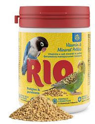 RIO Витаминно-минеральные гранулы для волнистых и средних попугаев 120гр