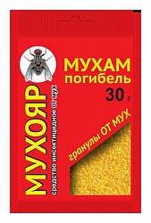 Мухояр от мух гранулы 30гр (200)