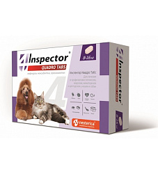 Inspector Quadro для кошек и собак 8-16кг (4 таб)