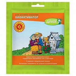 Биоактиватор "Счастливый дачник" для дачных туалетов 45гр
