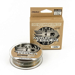 Леска Caiman Motley Feeder 150м 3D camo brown 0,30мм