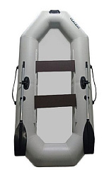 Лодка Корсар К260 гребная (серая) (СибАГРО)
