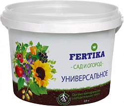 Fertika Универсальное ОМУ 900гр ведро NPK 8-8-8